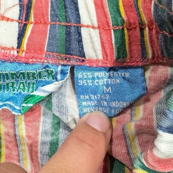 Vintage 90’s Timber Trails Striped Shorts Men’s Medium - Picture 3 of 4